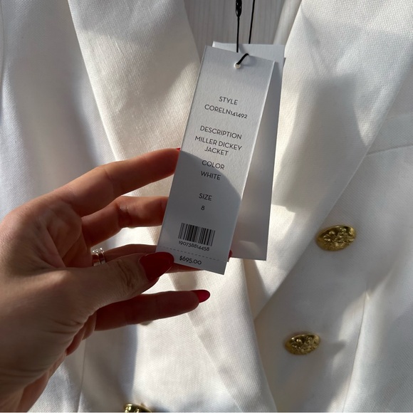 Veronica Beard Miller Linen Blazer - Picture 6 of 8